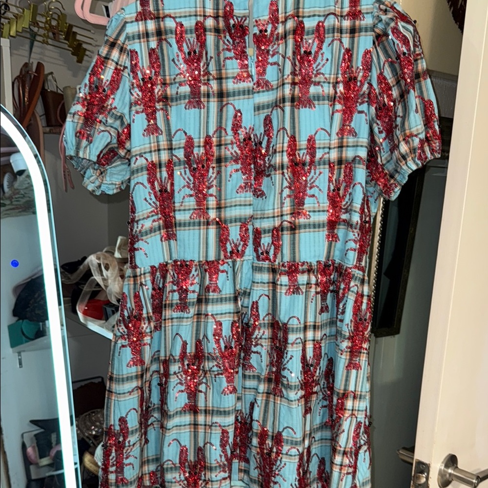 Queen of Sparkles plaid crawfish dress - Picture 7 of 7